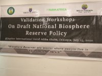Schedule For the consultative workshop on draft Biosphere Reserve Policy July 15,2022 A.A